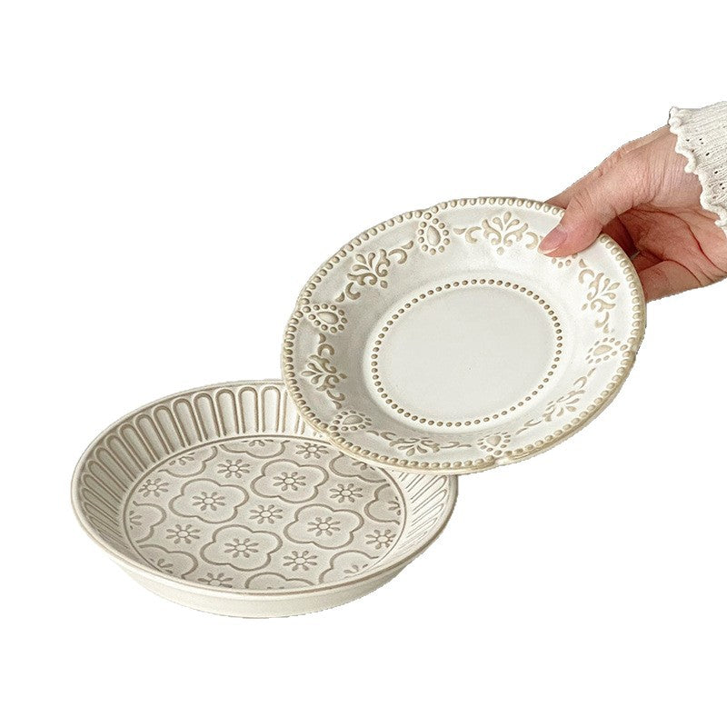 French Retro Ceramic Plate