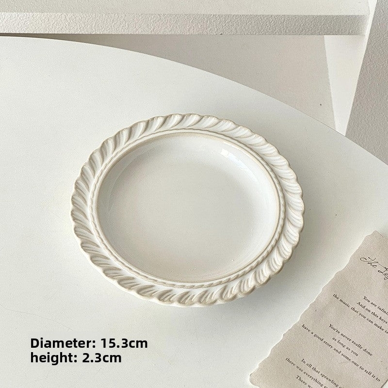 French Retro Ceramic Plate