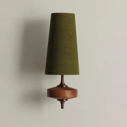 French Retro Fabric Wall Lamp