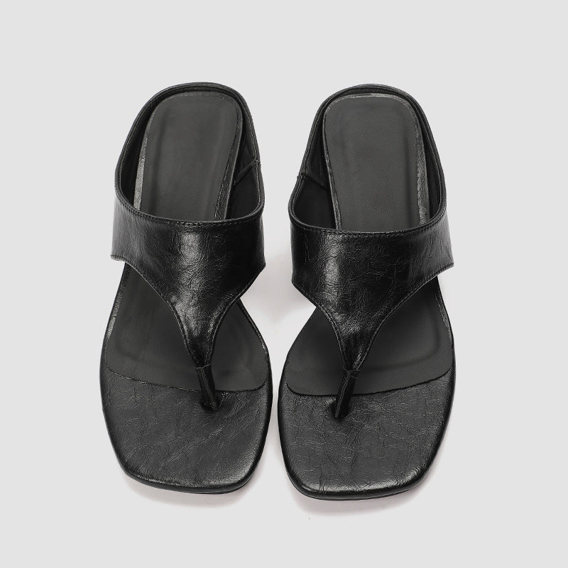 French Retro High Heel Sandals
