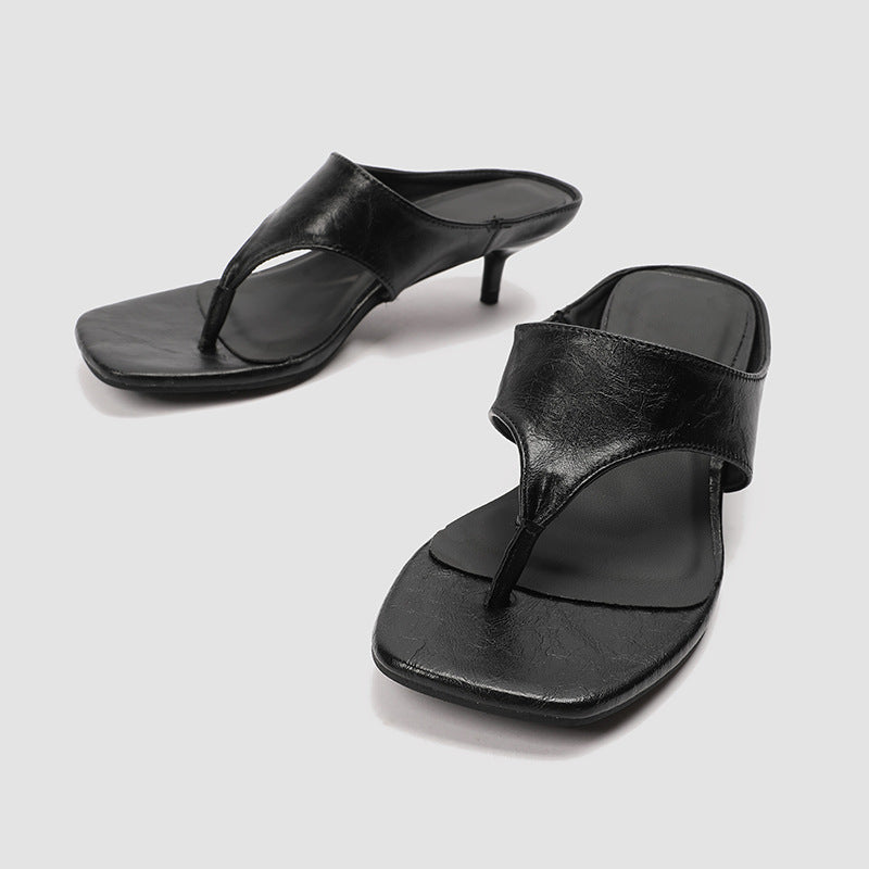 French Retro High Heel Sandals
