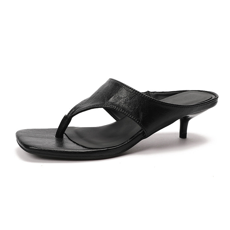 French Retro High Heel Sandals