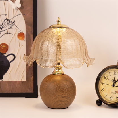 French Retro Table Lamp Bedside Light Adjustable Brightness