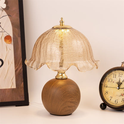 French Retro Table Lamp Bedside Light Adjustable Brightness