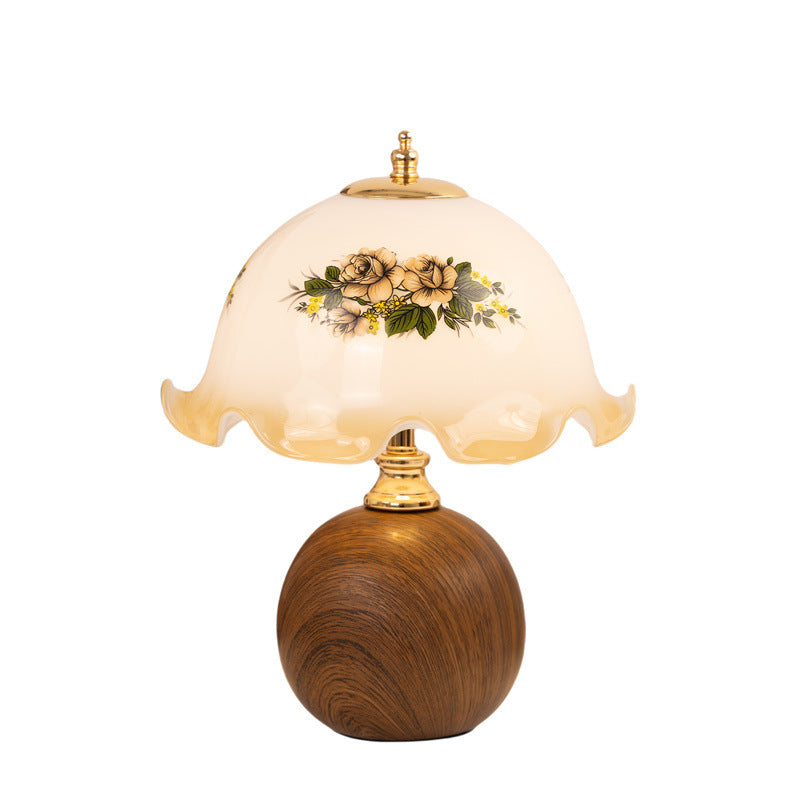 French Retro Table Lamp Bedside Light Adjustable Brightness
