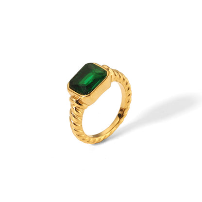 French Retro Twisted Ring