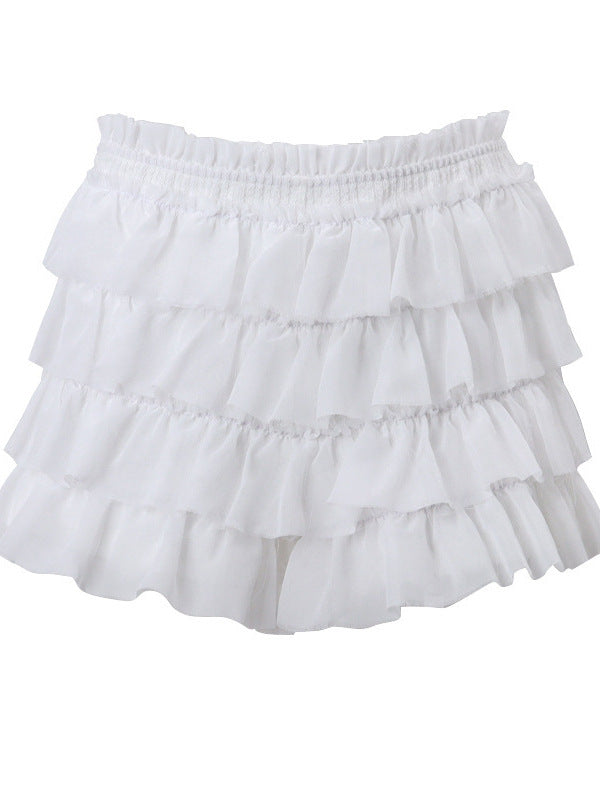 French Square Neck Knitted Cardigan Short Skirt Set