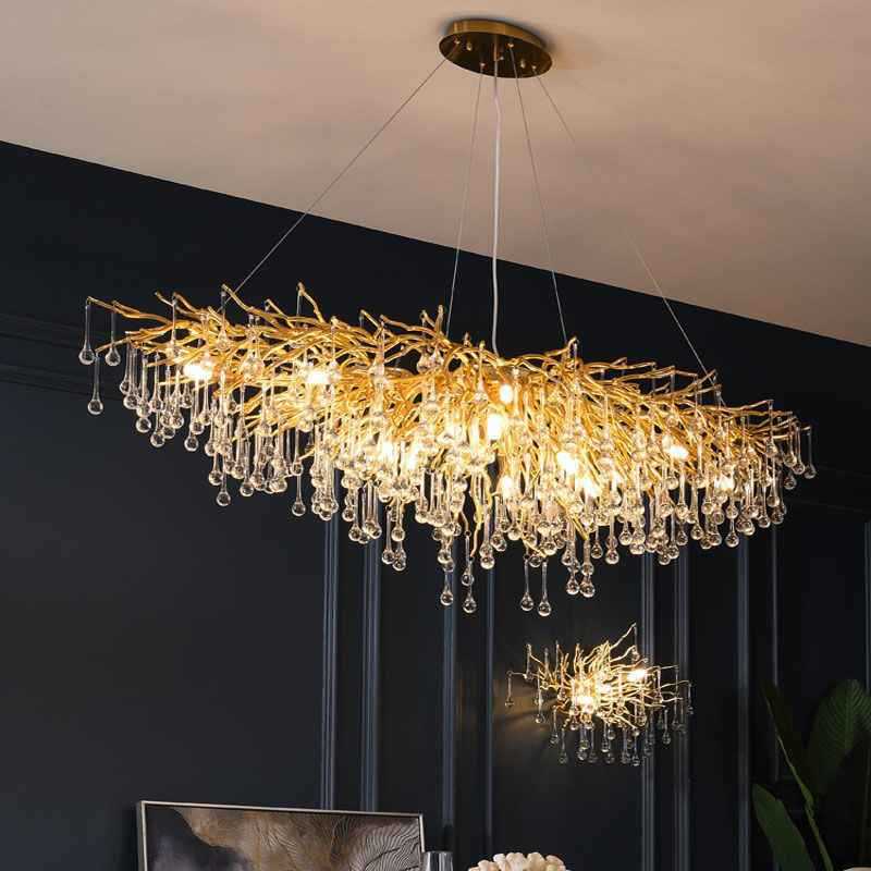 French Style Crystal Chandelier LED Lighting