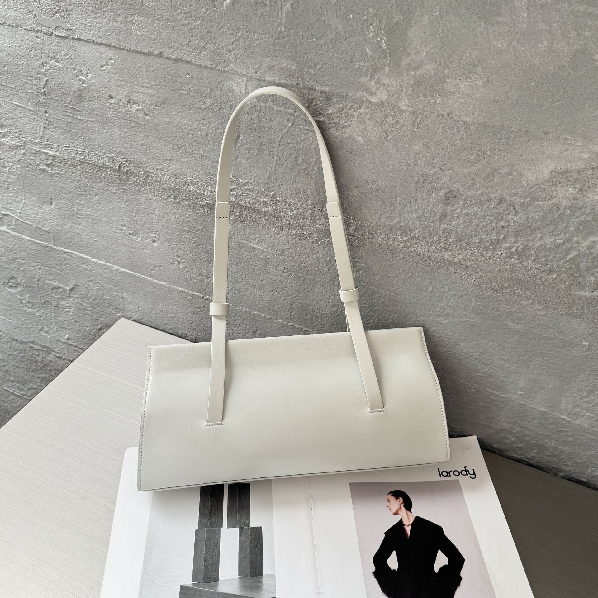 French Style Genuine Leather Shoulder Bag