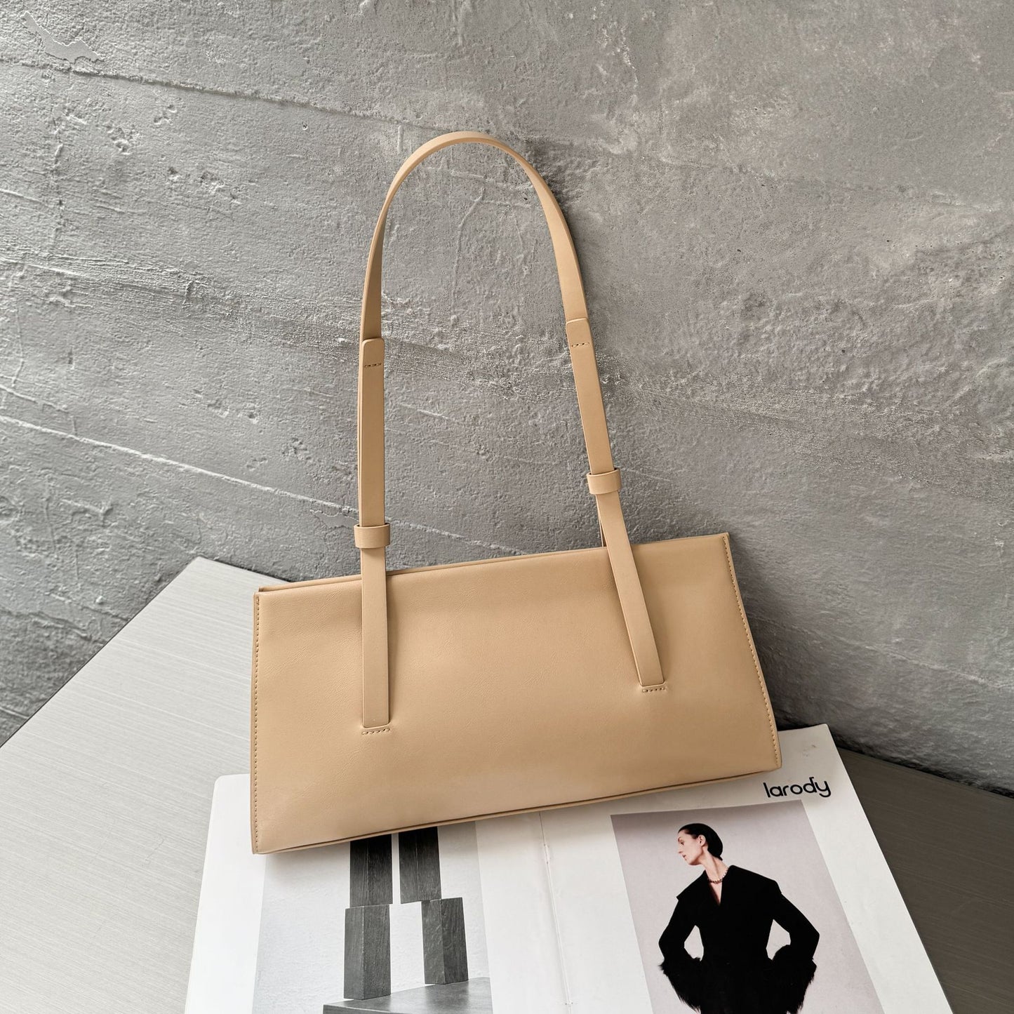 French Style Genuine Leather Shoulder Bag