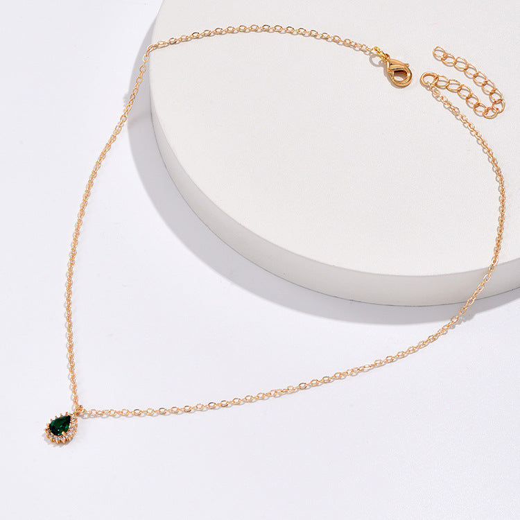 French-style gold-plated copper necklace