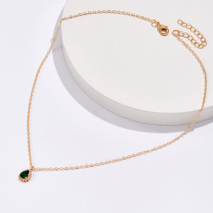 French-style gold-plated copper necklace