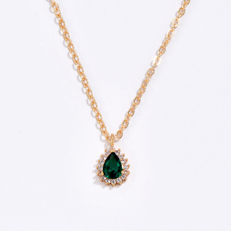 French-style gold-plated copper necklace