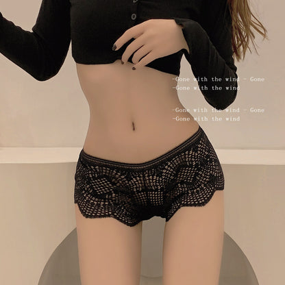 French Style Lace Women's Mid-Waist Panties