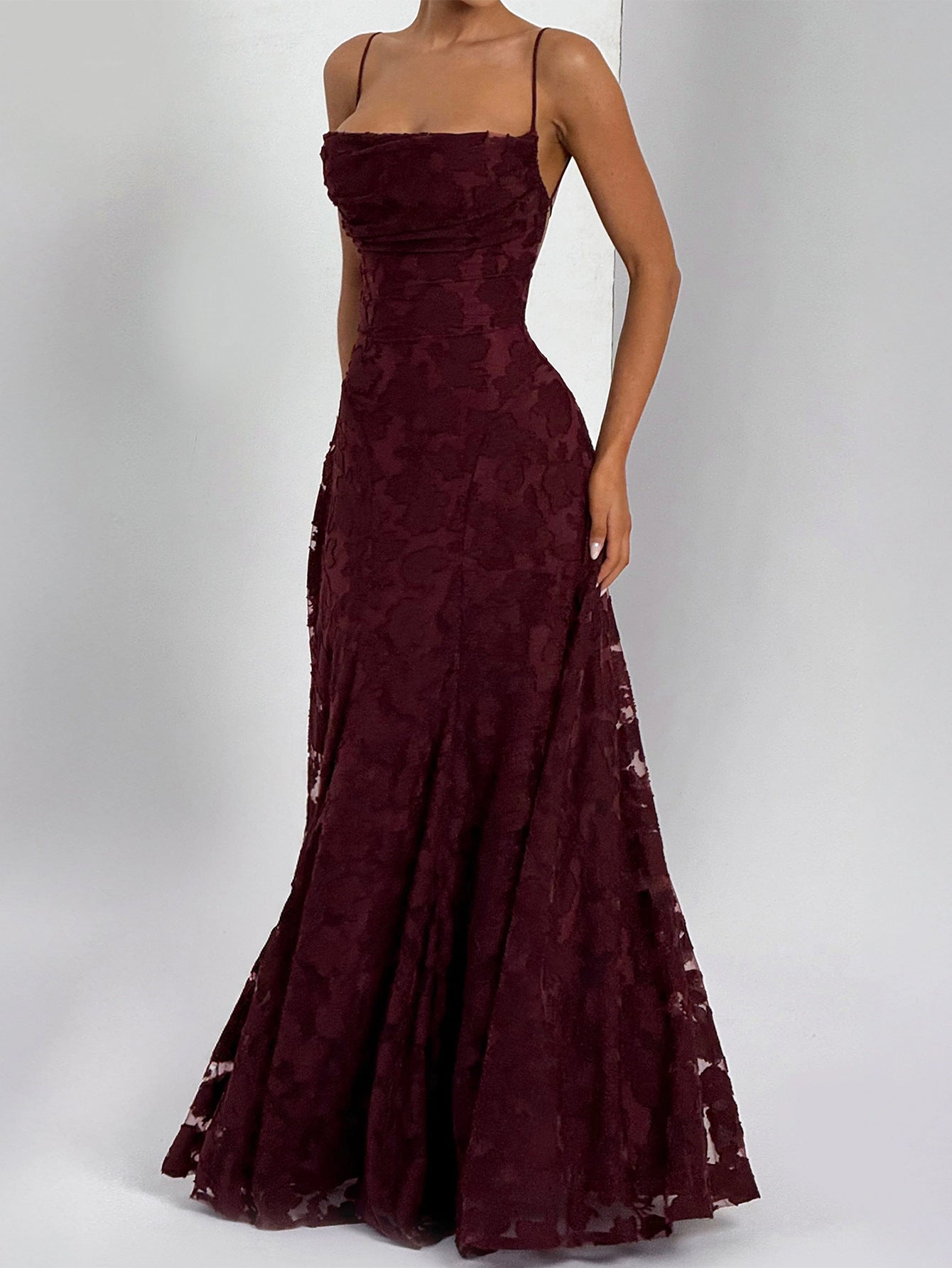 French-style long dress