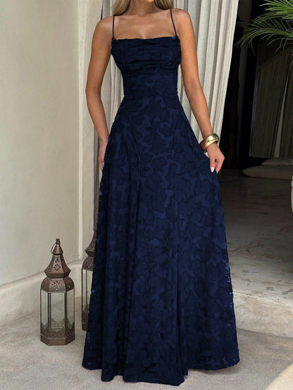 French-style long dress