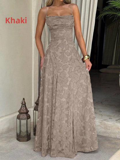 French-style long dress
