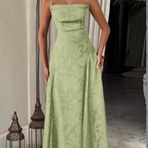 French-style long dress