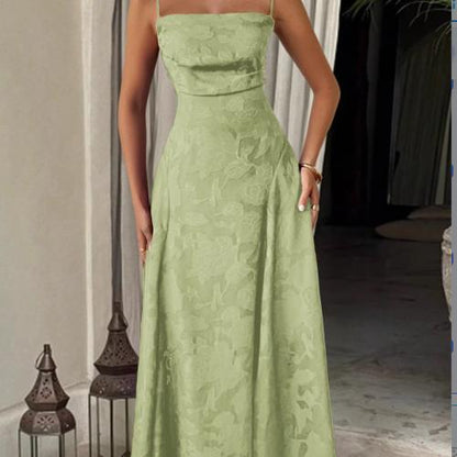French-style long dress
