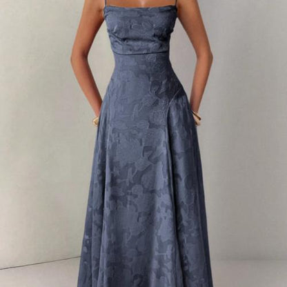 French-style long dress