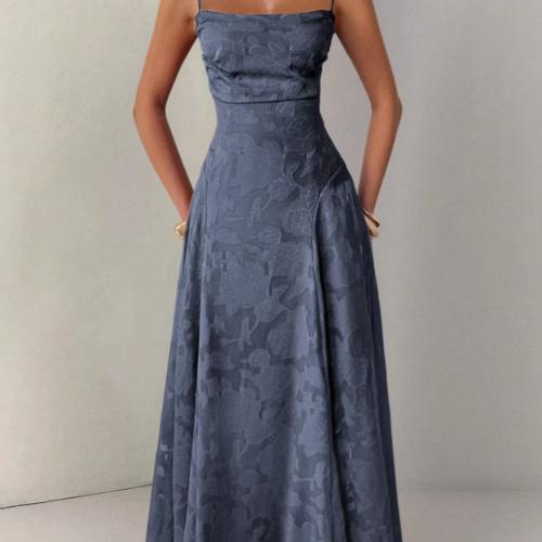 French-style long dress