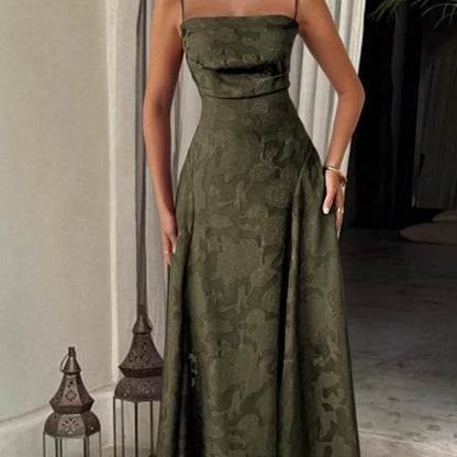 French-style long dress