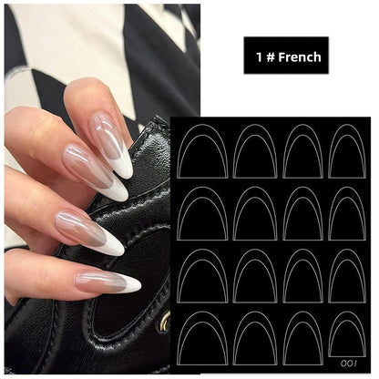 French-style nail stickers