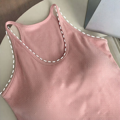 French-style neckless blouse