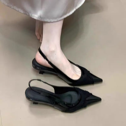 French Style Pointed Toe High Heel Sandals for Women