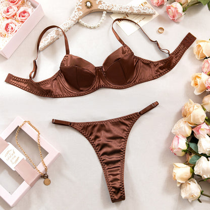 French Style Push-Up Bra and Thong Set