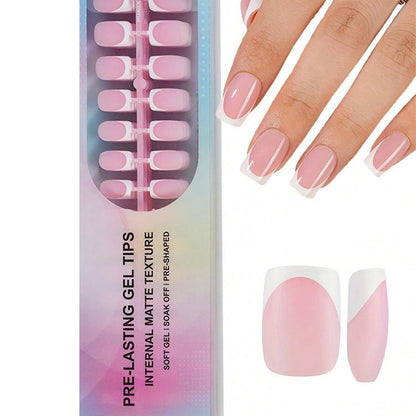 French Style Removable False Nails