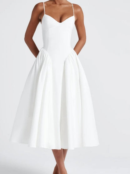 French Style Slimming Long Dress