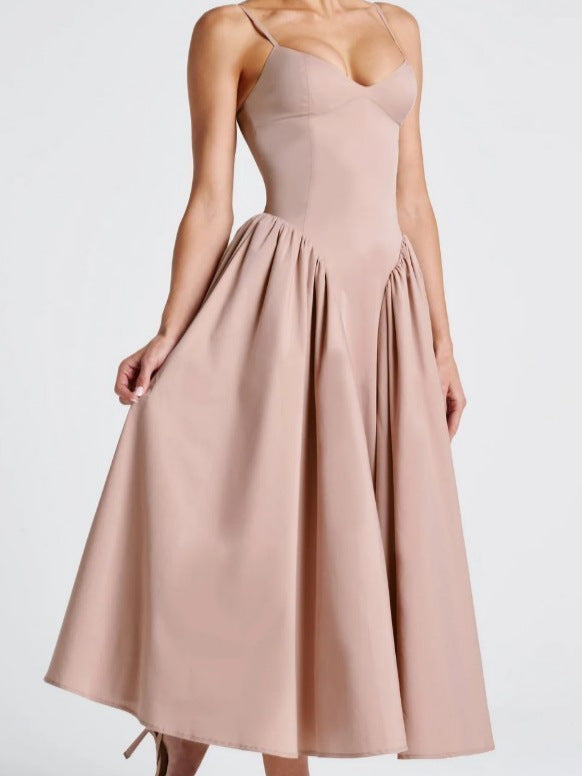 French Style Slimming Long Dress