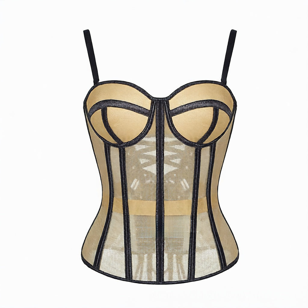 French-Style Soft Underwire Bra Vest