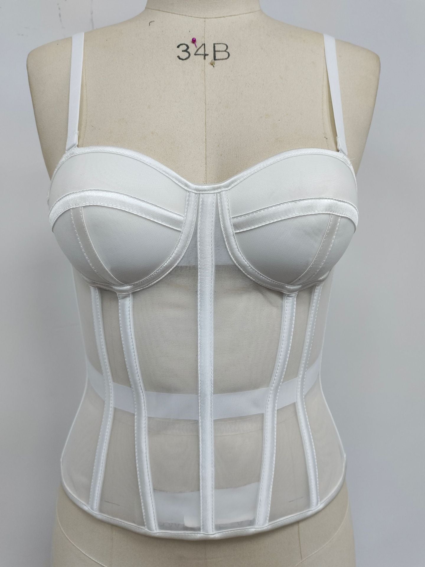 French-Style Soft Underwire Bra Vest