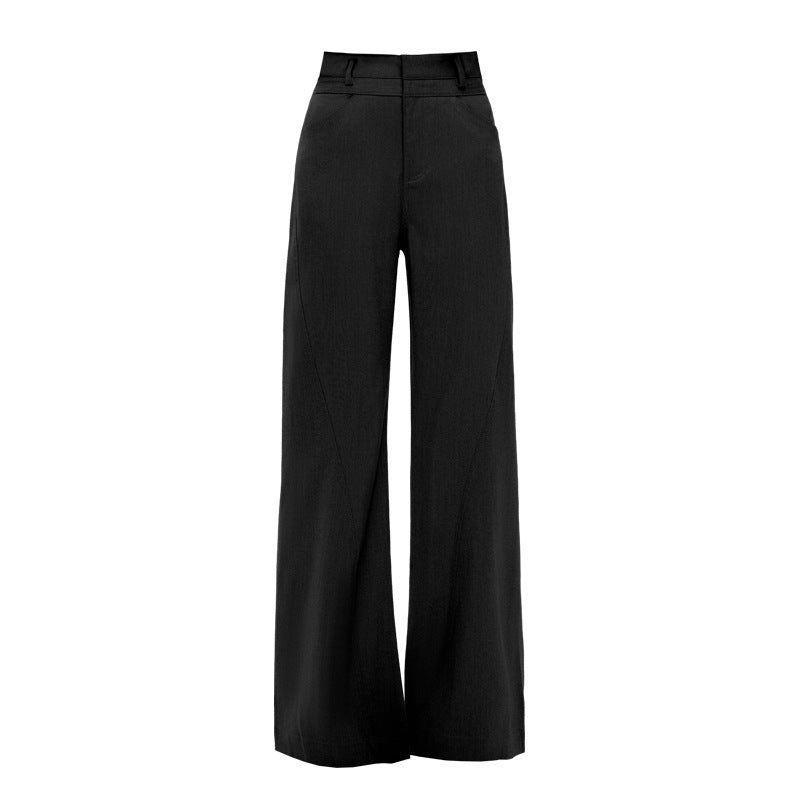 French Style Straight Leg Womens Trousers