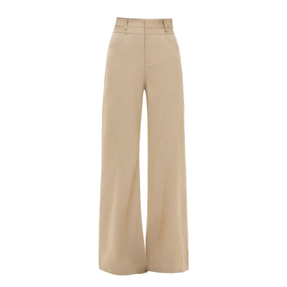 French Style Straight Leg Womens Trousers