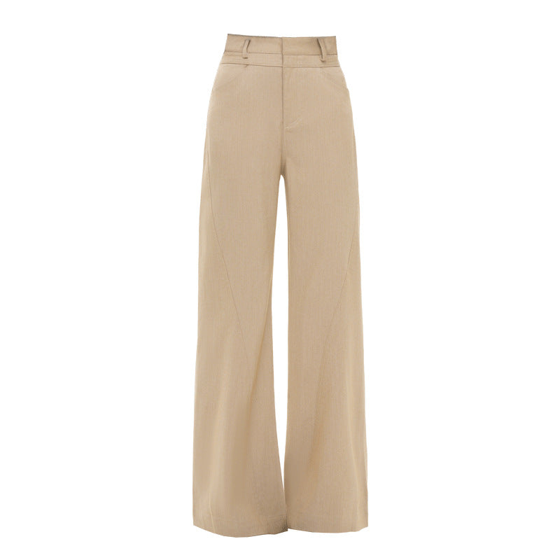 French Style Straight Leg Womens Trousers
