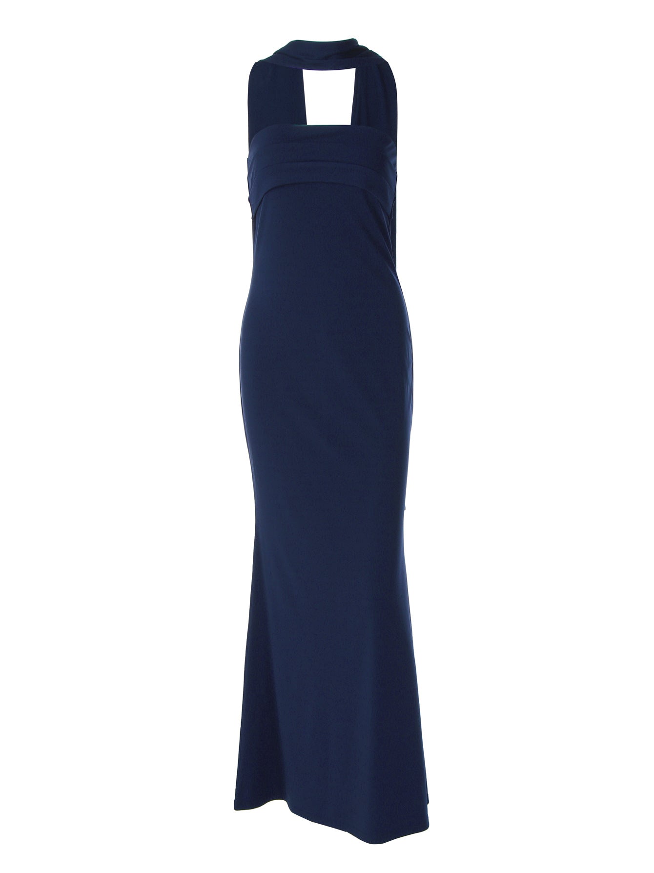 French Style Tube Top Fishtail Skirt High Waist Dress