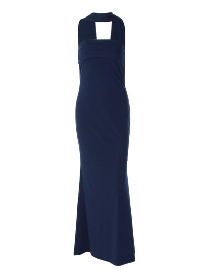 French Style Tube Top Fishtail Skirt High Waist Dress