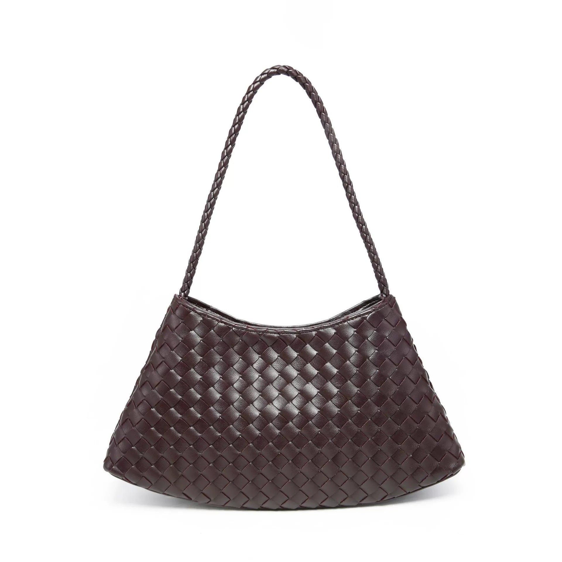 French Style Woven Shoulder Bag