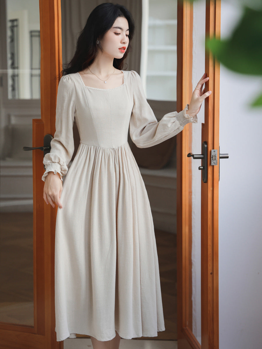 French Vintage Layered Dress Set