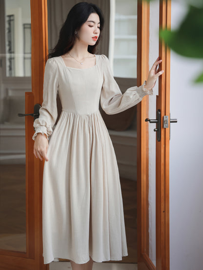 French Vintage Layered Dress Set