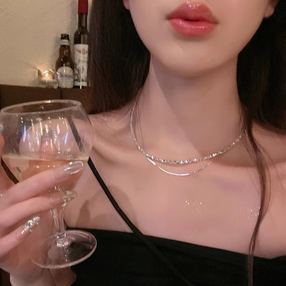 French Vintage Rose Pearl Necklace for Women