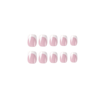 French White Edge Nail Patches