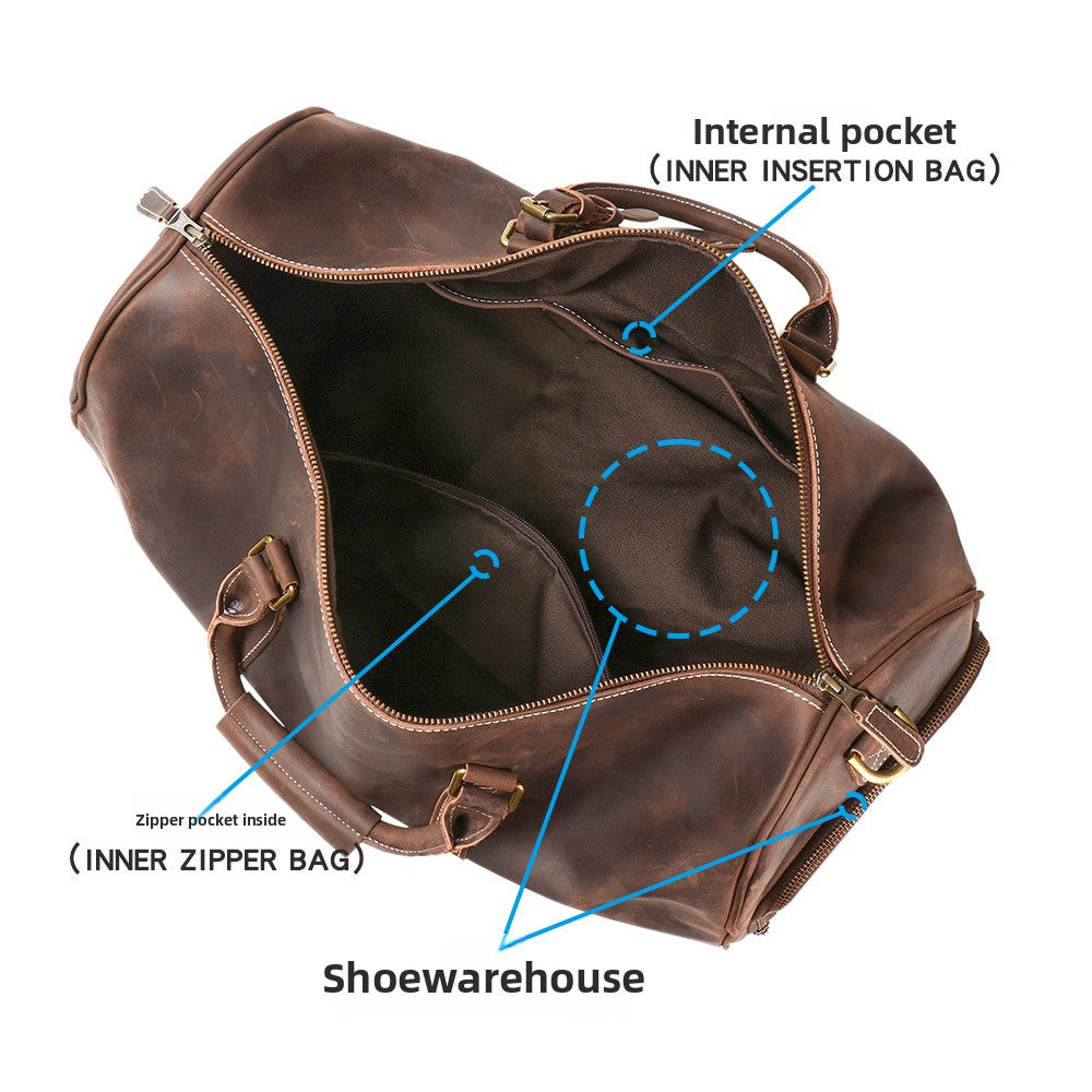 Frenzy Leather Travel Bag