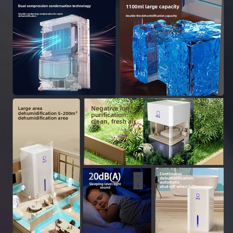 Fresh air system dehumidifier