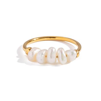 Freshwater pearl ring