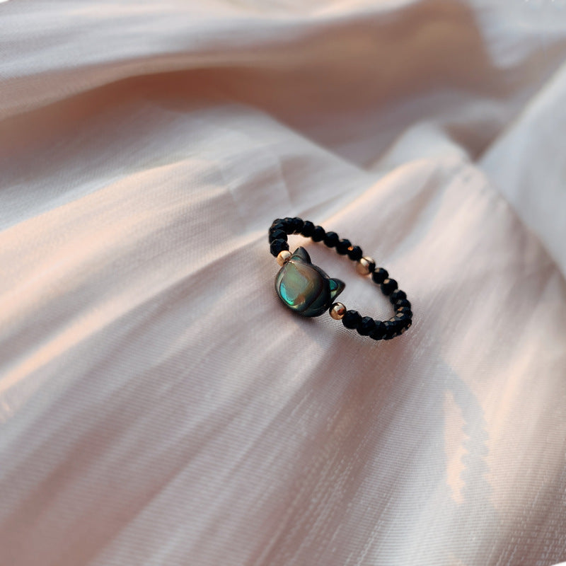 Freshwater Shell Cat Ring