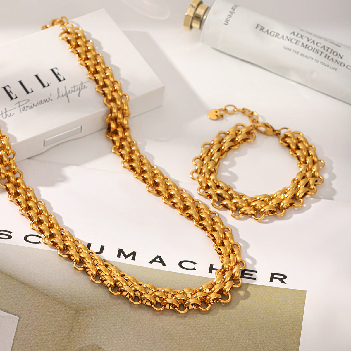 Fried Dough Twists Bracelet Necklace